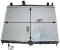 MAHLE Chladi vody MAO CR 2113 000S, CR 2113 000S
