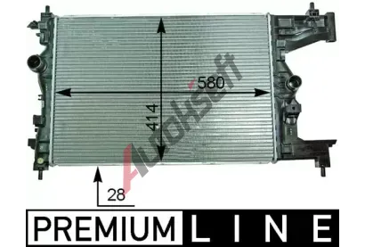 MAHLE Chladi vody MAO CR 2114 000P, CR 2114 000P