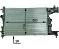 MAHLE Chladi vody MAO CR 2114 000P, CR 2114 000P