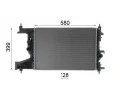 MAHLE Chladi vody MAO CR 2116 000P, CR 2116 000P