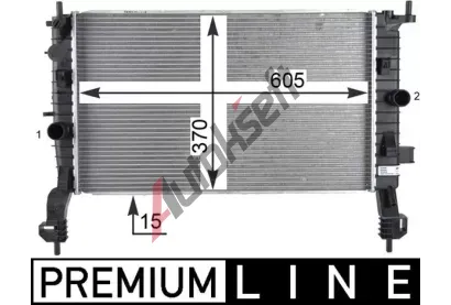 MAHLE Chladi vody MAO CR 2119 000P, CR 2119 000P