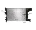 MAHLE Chladi vody MAO CR 2122 000S, CR 2122 000S