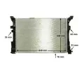 MAHLE Chladi vody MAO CR 2169 000P, CR 2169 000P