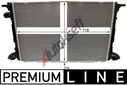 MAHLE Chladič vody MAO CR 2180 000P, CR 2180 000P MAHLE Chladič vody MAO CR 2180 000P, CR 2180 000P