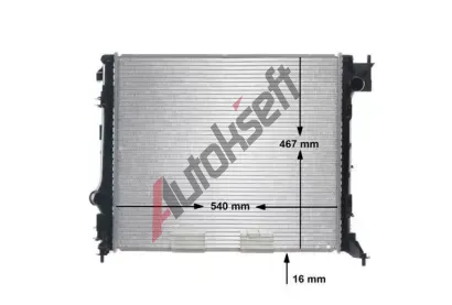 MAHLE Chladi� vody MAO CR 2240 000S, CR 2240 000S