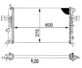 Chladi vody MAHLE ‐ MAO CR 227 000S