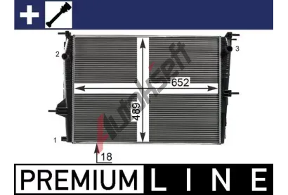 MAHLE Chladi vody MAO CR 23 000P, CR 23 000P