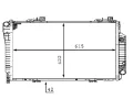 MAHLE Chladi� vody MAO CR 231 000S, CR 231 000S