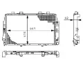 MAHLE Chladi vody MAO CR 247 000S, CR 247 000S