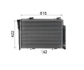 MAHLE Chladi vody MAO CR 248 000S, CR 248 000S