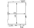 MAHLE Chladi vody MAO CR 254 000S, CR 254 000S