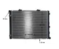 MAHLE Chladi vody MAO CR 263 000S, CR 263 000S