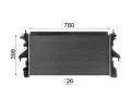 MAHLE Chladi vody MAO CR 2631 000P, CR 2631 000P