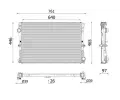 Chladi� vody&nbsp;MAHLE&nbsp;&dash;&nbsp;MAO CR 2640 001P