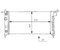 MAHLE Chladi vody MAO CR 269 000S, CR 269 000S