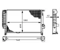 MAHLE Chladi vody MAO CR 277 000P, CR 277 000P