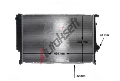 MAHLE Chladi vody MAO CR 287 000S, CR 287 000S