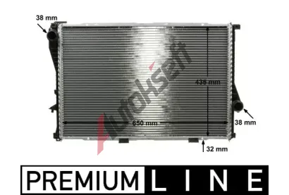 MAHLE Chladi vody MAO CR 295 000P, CR 295 000P