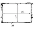 MAHLE Chladi vody MAO CR 298 000P, CR 298 000P