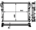 MAHLE Chladi vody MAO CR 304 000P, CR 304 000P