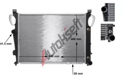 MAHLE Chladi vody MAO CR 304 000S, CR 304 000S