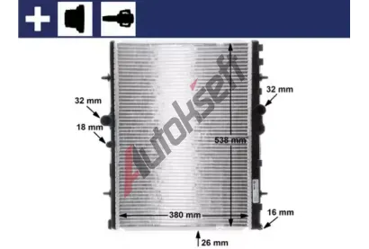 MAHLE Chladi vody MAO CR 31 000S, CR 31 000S