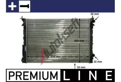 MAHLE Chladi vody MAO CR 311 000P, CR 311 000P