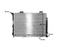 MAHLE Chladi vody MAO CR 315 001S, CR 315 001S