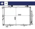 MAHLE Chladi vody MAO CR 318 000S, CR 318 000S