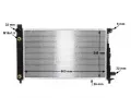 MAHLE Chladi vody MAO CR 324 000S, CR 324 000S