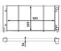 MAHLE Chladi vody ‐ MAO CR 340 001S