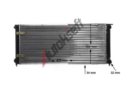 MAHLE Chladi vody MAO CR 341 000S, CR 341 000S