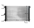 MAHLE Chladi vody MAO CR 342 000S, CR 342 000S