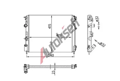 MAHLE Chladi vody MAO CR 36 000S, CR 36 000S