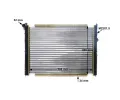 MAHLE Chladi vody MAO CR 361 000S, CR 361 000S