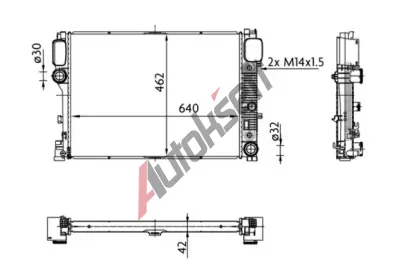 MAHLE Chladi vody MAO CR 38 000S, CR 38 000S