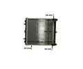 MAHLE Chladi vody MAO CR 383 000P, CR 383 000P