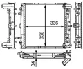 MAHLE Chladi vody MAO CR 383 000S, CR 383 000S