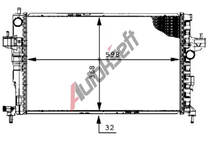 MAHLE Chladi vody MAO CR 391 000S, CR 391 000S