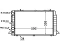 MAHLE Chladi vody MAO CR 396 000S, CR 396 000S