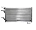 MAHLE Chladi vody MAO CR 401 000S, CR 401 000S