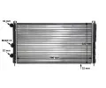 MAHLE Chladi vody MAO CR 405 000S, CR 405 000S