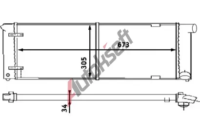 MAHLE Chladi vody MAO CR 407 000S, CR 407 000S