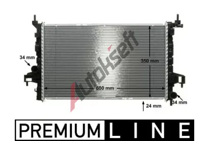 MAHLE Chladi vody MAO CR 422 000P, CR 422 000P