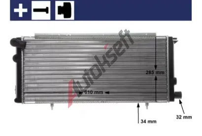 MAHLE Chladi vody MAO CR 425 000S, CR 425 000S