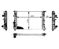 MAHLE Chladi vody MAO CR 449 000P, CR 449 000P