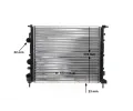 MAHLE Chladič vody MAO CR 449 000S, CR 449 000S