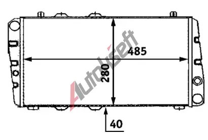 MAHLE Chladi vody MAO CR 453 000S, CR 453 000S