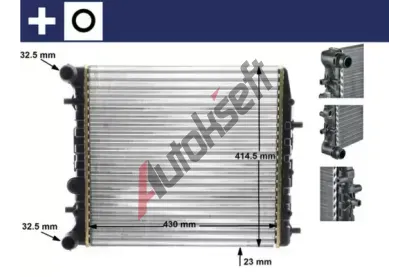 MAHLE Chladi vody MAO CR 454 000S, CR 454 000S