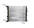 MAHLE Chladi vody MAO CR 454 000S, CR 454 000S